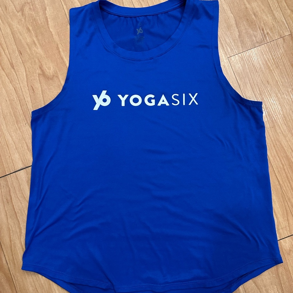 YogaSix Blue Tank Top